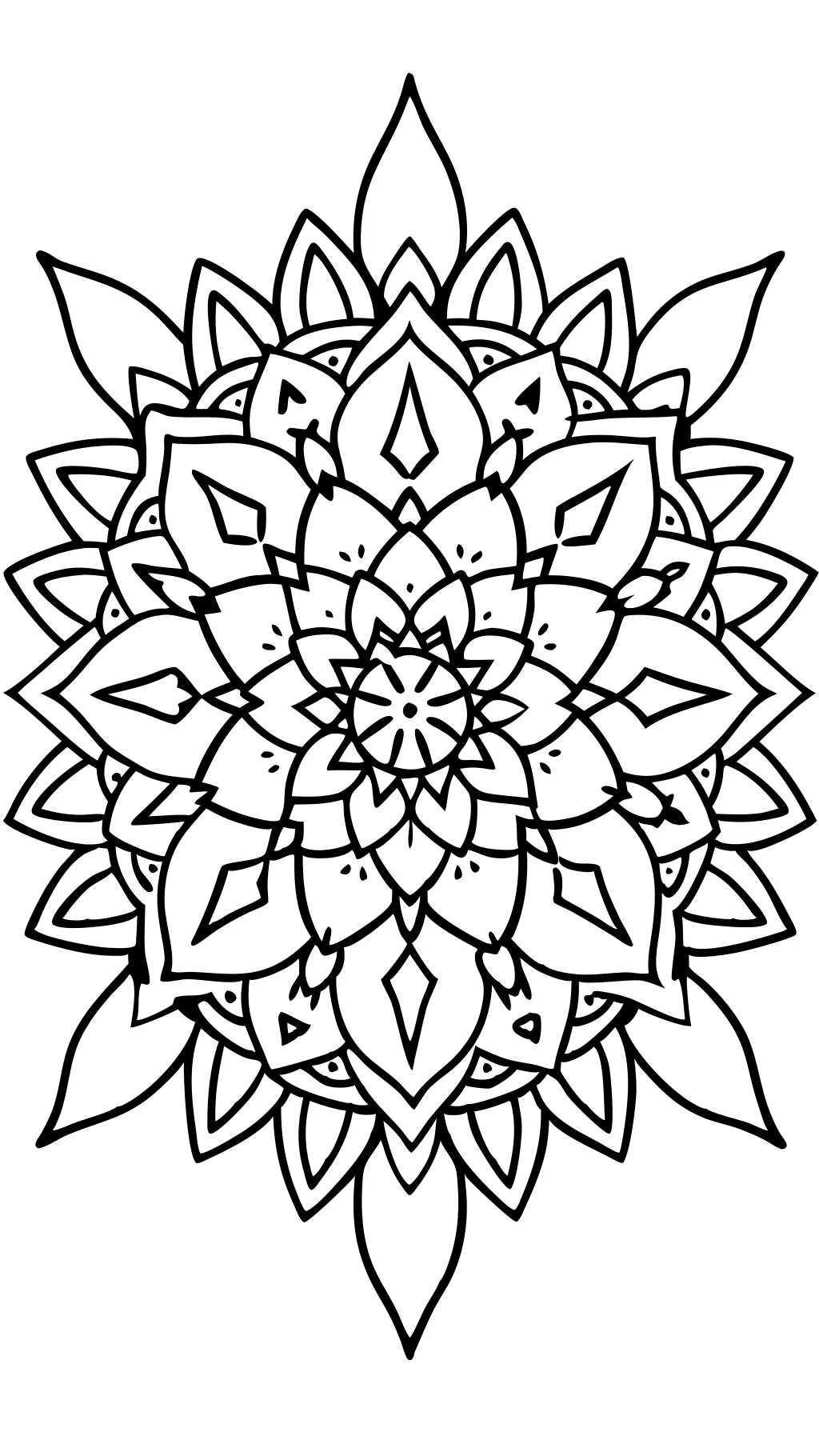 coloriages mandala imprimable